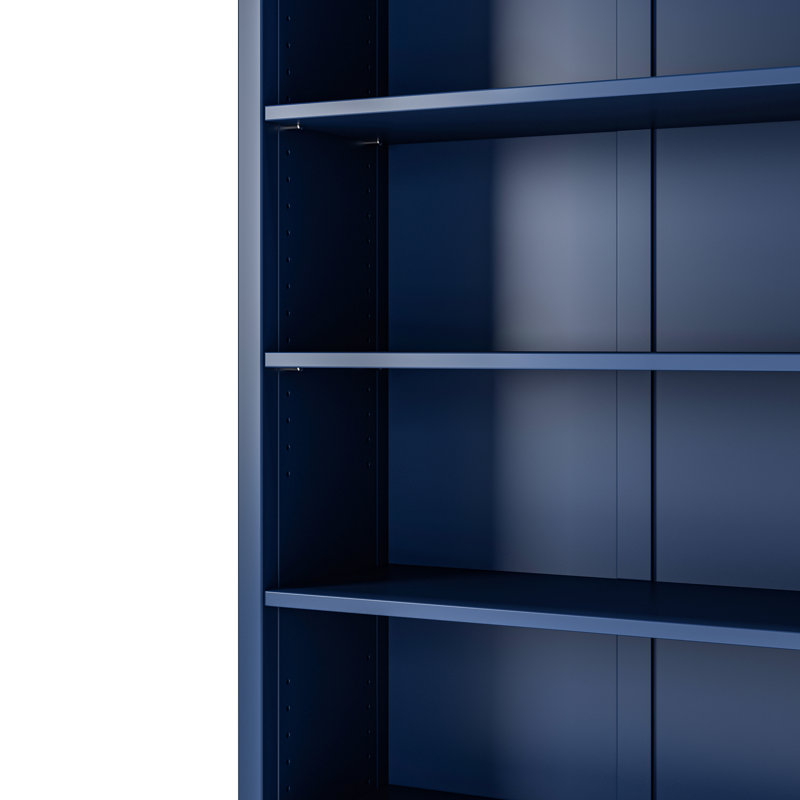 Bibliothèque Colton, (6 tablettes) H 72 po x l 30 po x P 13 po, Midnight Blue