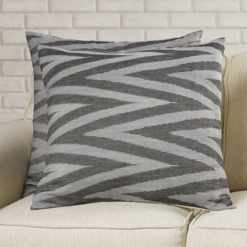 Coussin décoratif en coton Colston, 18 po x 18 po