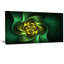 «Fractal Green Flower on Black», impression sur toile tendue-20879866