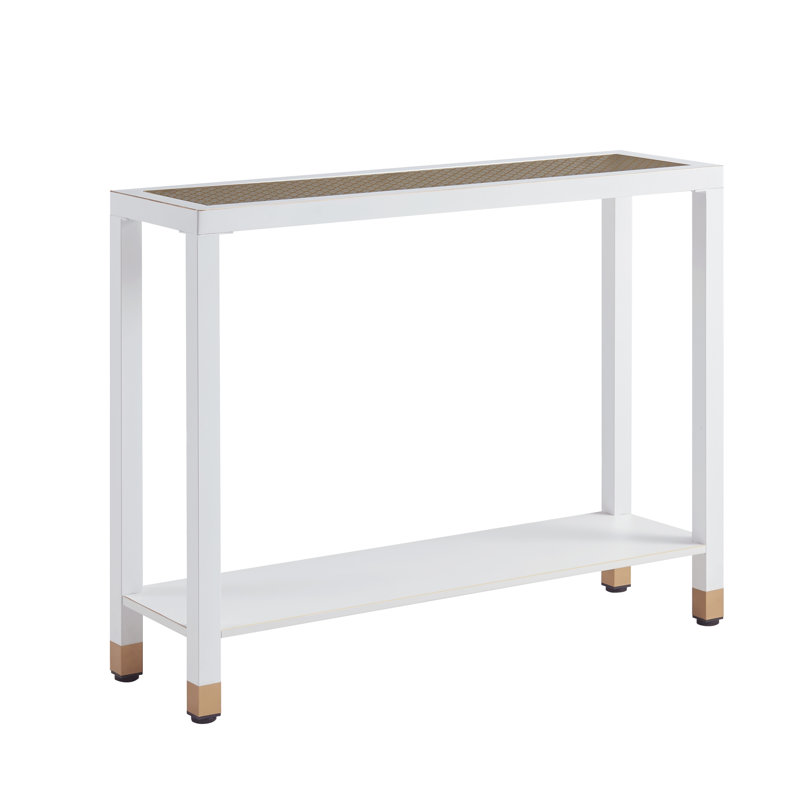 41" Console Table, White