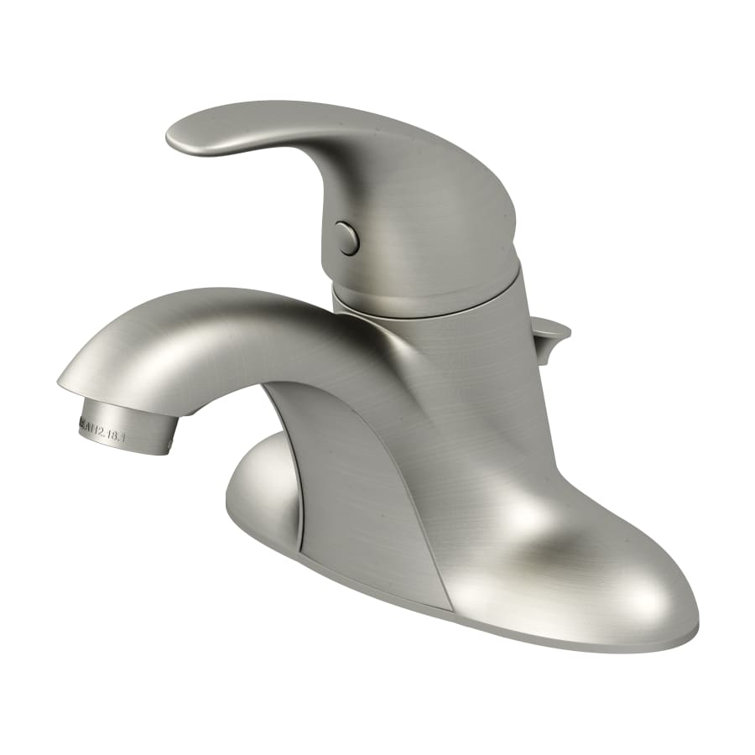 Centerset Bathroom Faucet with Drain Assembly