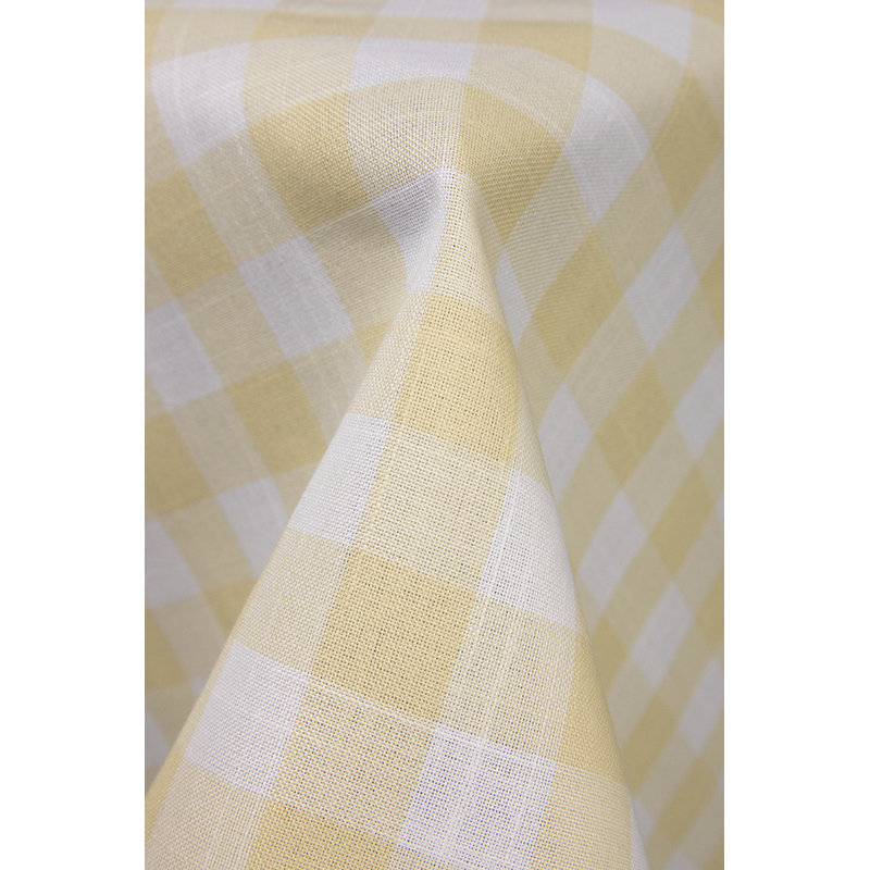 Aafreen Tablecloth, Yellow, 60" L x 60" W