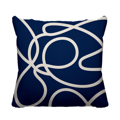 Coussin décoratif intérieur / extérieur Squiggles Abstract