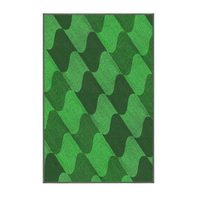 Tapis de zone verte à motif
