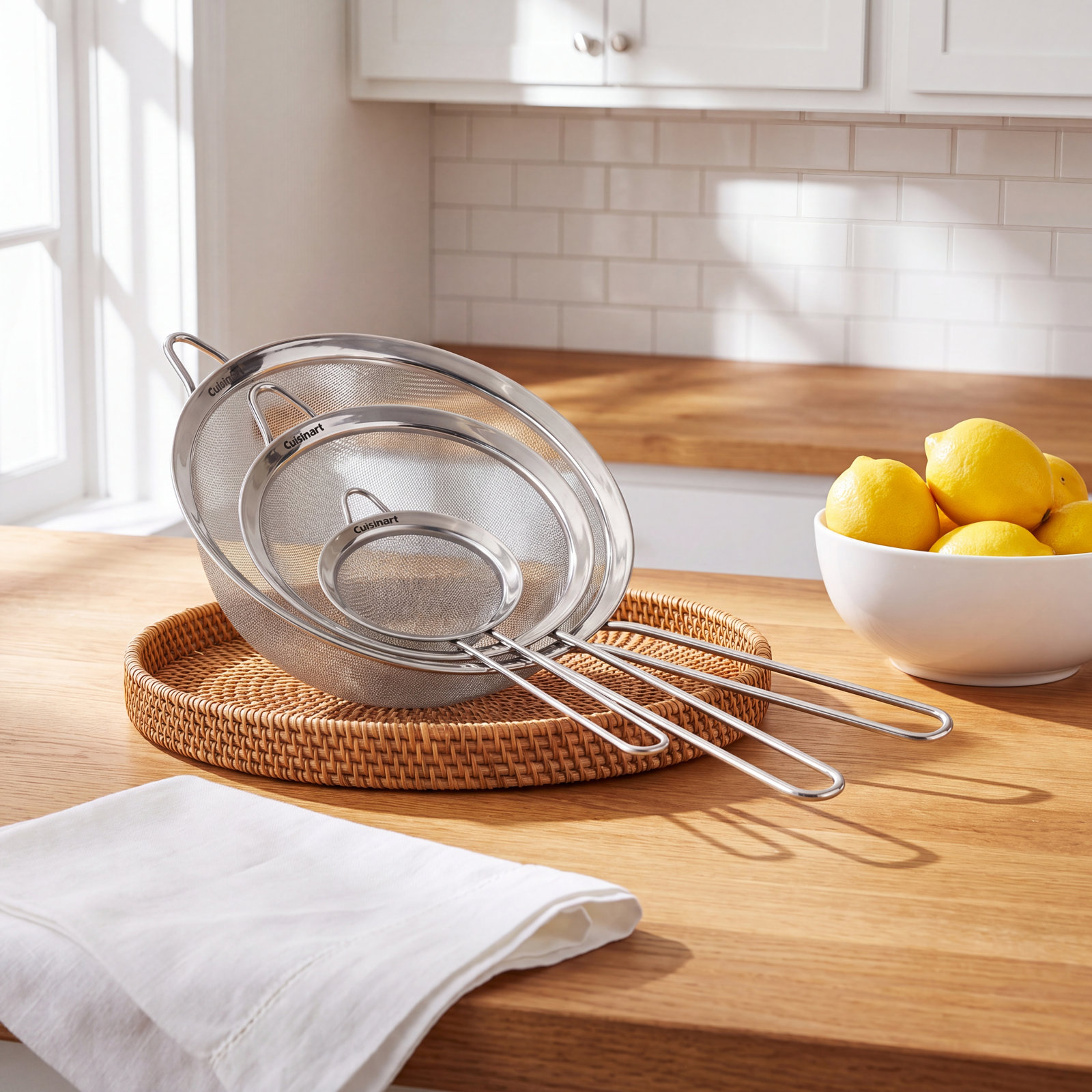 Cuisinart 3-Piece Mesh Strainer Set