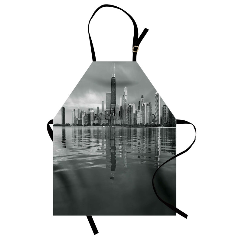 No Pattern Bib Apron