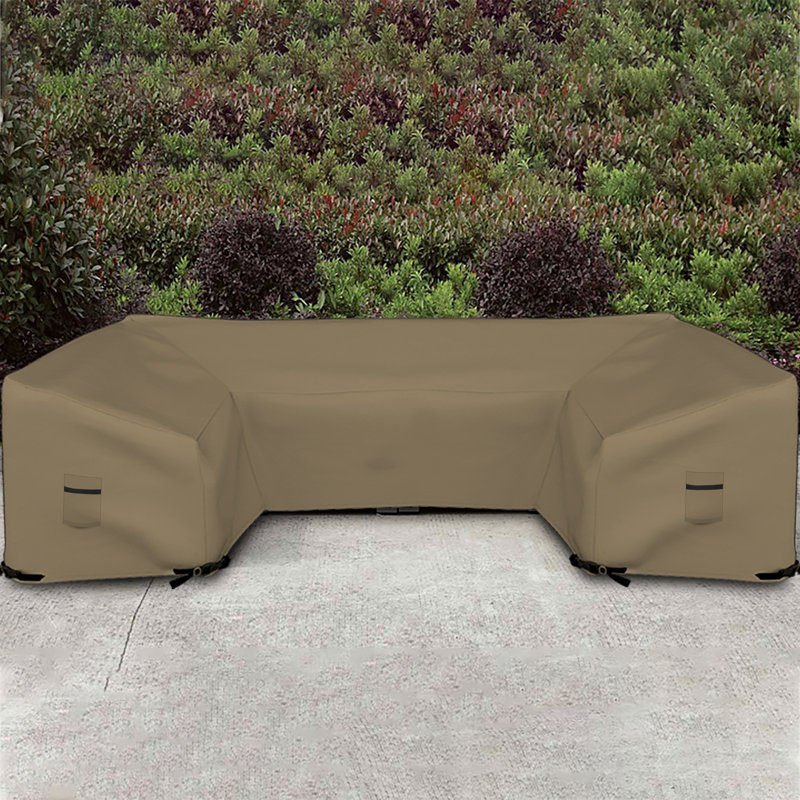 Outdoor Cover, 83.8cm H x 304.8cm W x 88.9cm D, Sand