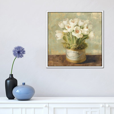 Hatbox Tulips by Danhui Nai - Print on Canvas