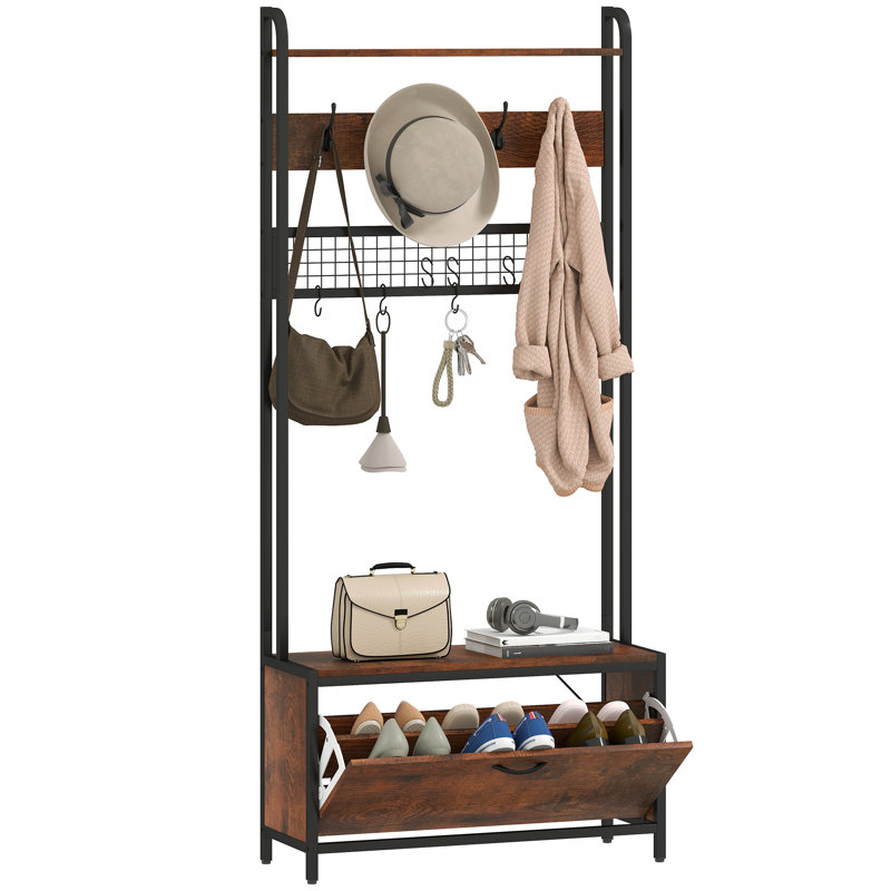 Portemanteau avec porte-chaussures Hall Tree