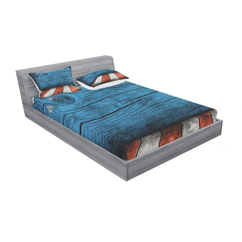 Microfiber Sheet Set, Queen Sheet Set with Fitted Sheet