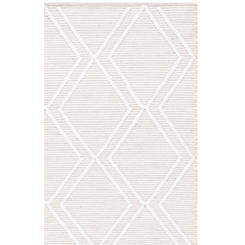 Tapis géométrique tissé à la main Kilim, Carré 6 pi