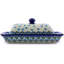 Forget Me Not Stoneware Butter Dish