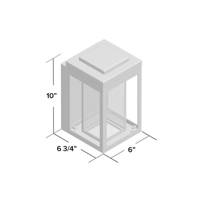 Ardisj LED Wall Light, 10" H x 6" W x 6.75" D