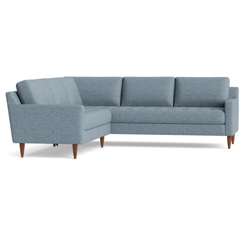 MCM Sectional, Right Hand Facing, Performance Weave - Navy