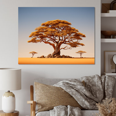 Arbre africain Tonnelle IV sur toile