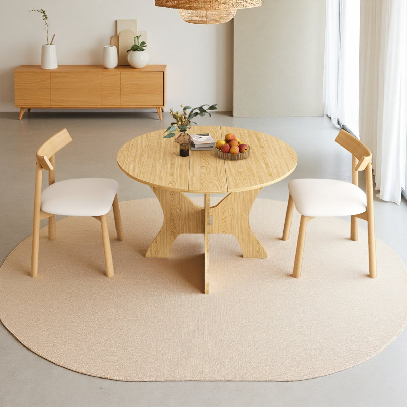 Ensemble de table de salle à manger pliante 43 po avec 2 chaises, table en bois aggloméré et chaises en bois de polyuréthane, ensemble de cuisine pliable peu encombrant