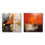 «Lyrical Abstraction Collage I - Abstract Collages», ensemble de 2 reproductions d'art mural-102586977-102586981