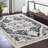 Vintage Floral Area Rug Washable Non Slip Low Pile Carpet Mark Resistant Soft Collapsible Vintage Accent Throw Rug Living Room Bedroom Dining Room Office Home Decor-51987198-51987197