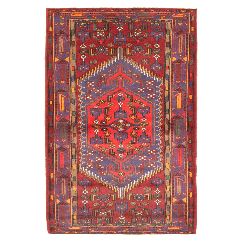 Tapis bleu Andelz 4 pi 4 po x 6 pi 7 po
