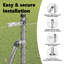 Vidaxl Hexagon Fence Galvanised Steel-114621624-114621655
