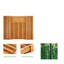 Bamboo Rectangle Utensil Storage Set