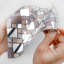 Breianne 15cm W x 15cm L Aluminum Peel and Stick Mosaic Tile-2124024687