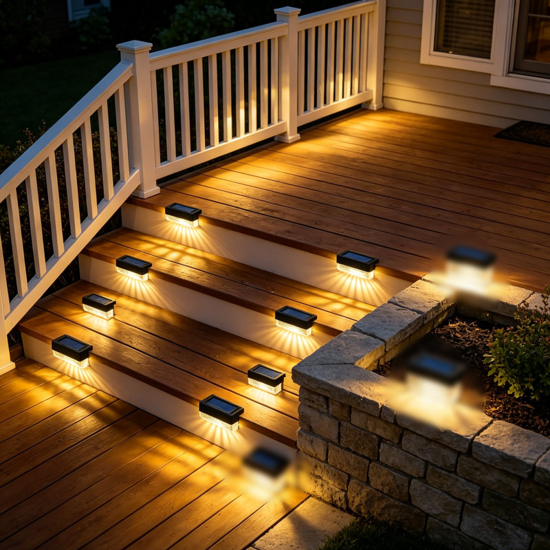 Natural Solar Powered Deck Light