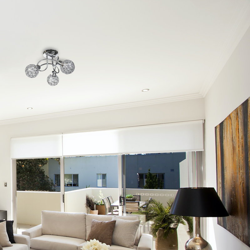 Acrylic Semi Flush Mount