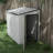 4.3' x 6.3' Lean to Outdoor Shed with Lock, Dark Grey-98251115-98251114
