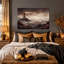 Art sur toile, "Phare sur une côte rocheuse en sépia"-511079329