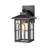 Modern Farmhouse Outdoor Wall Lantern, Seeded Glass Black Sconce, Porch, Patio, Entryway, Garage, Hardwired Exterior Lighting-2132318760