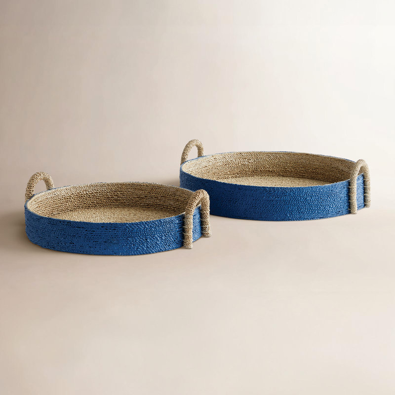 Tiana Seagrass Baskets, Round