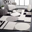 Rodeo Drive Geometric Handmade Tufted Wool Area Rug in Gray/Black-1936442327