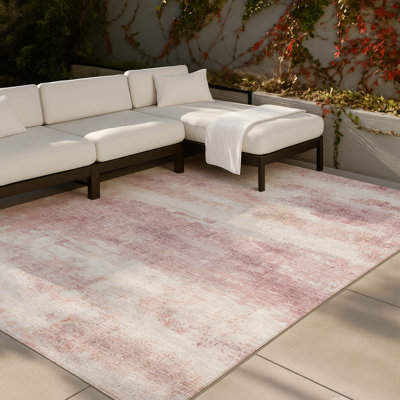 Tapis moderne lavable à la machine intérieur / extérieur ACN2873