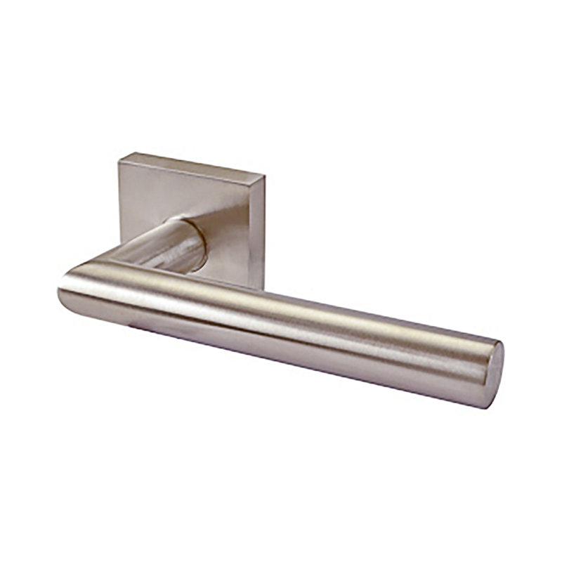 Privacy Door Lever Set, Polished Stainless Steel, 2.375"