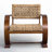 Elara 30" W Woven Teak Wood Armchair-1399769491