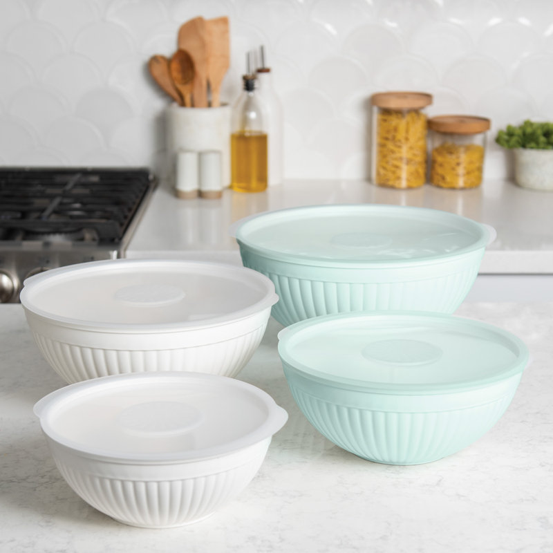 8 Piece Covered Bowl Set