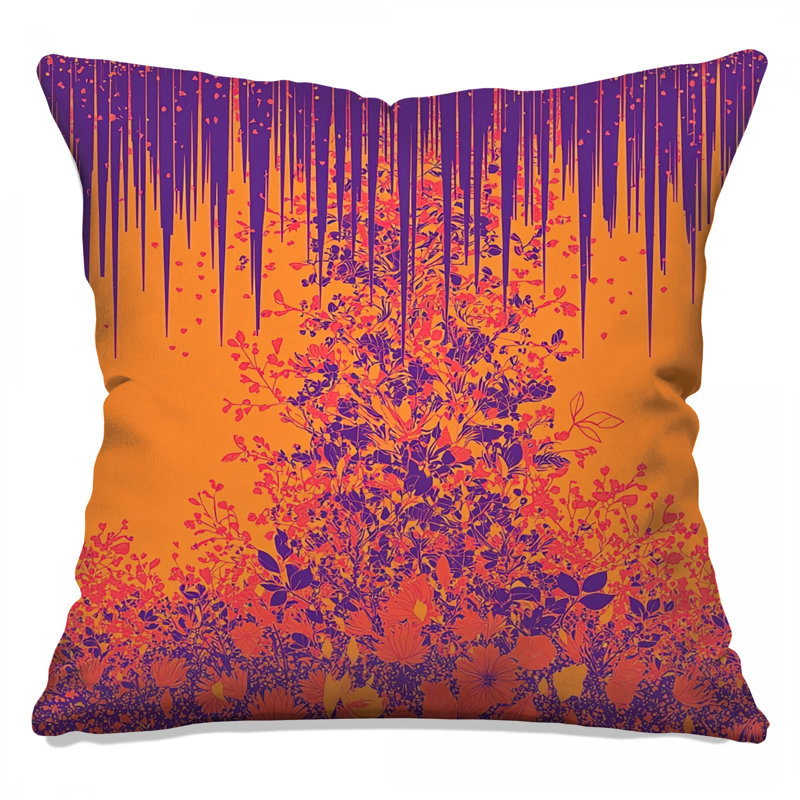 Coussin Floral, 16 po x 16 po