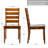 Aindriu Rustic Solid Wood Ladder-Back Dining Chairs-1536611679