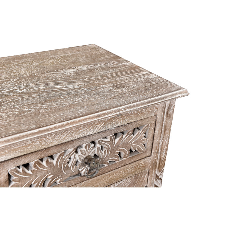 Harleen Solid Wood 5 Piece Bedroom Set