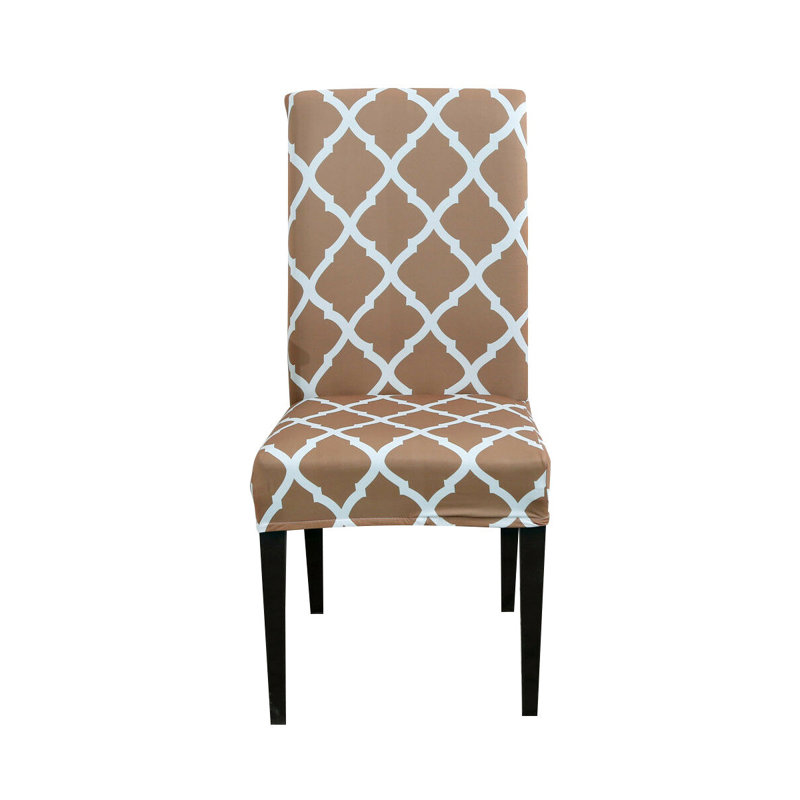 T-Cushion Dining Chair Slipcover, Light Tan