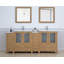  Ensemble de meuble-lavabo double 84 "avec miroir 84"-106870354