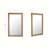 Mixed Reclaimed Wood Frame Full Length Floor Mirror | Traditional Profile, Natural Finish, Rustic Farmhouse Mirror