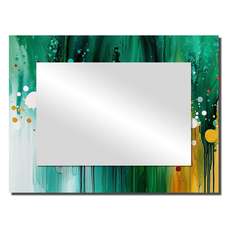 Miroir mural Mute Floral, 24 po x 32 po