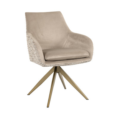 Upholstered Swivel Armchair