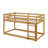 Twin-Size Stacked Floor Bunk Bed Equipped With Ladder-1925855932