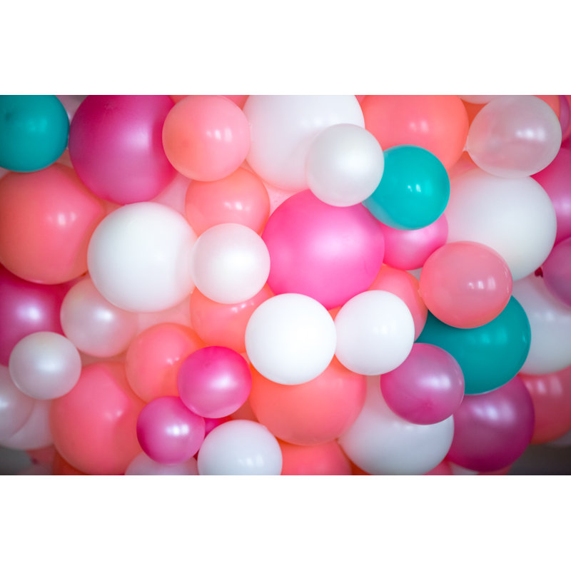 Birthday Balloons - Wrapped Canvas Print, 30cm H x 46cm W x 3.8cm D