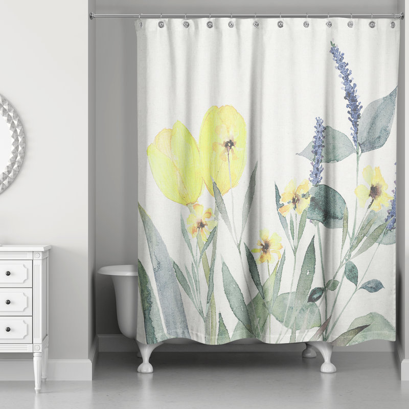 Shower Curtain, Yellow