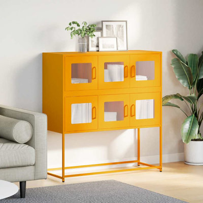 Sideboard 100.5X39x107 Cm Cold-Rolled Steel