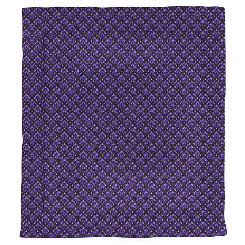 Édredon réversible simple Katelyn Elizabeth Rainbow, Édredon grand, Noir / mauve